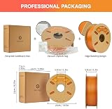 ERYONE Carbon Fiber PETG Filament 1.75mm Orange 1kg Spool view 6