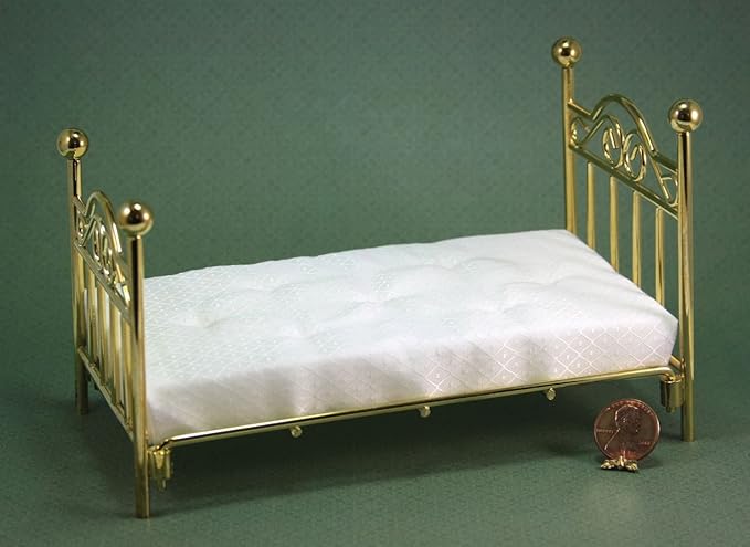 brass doll bed