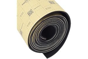 AggSound Sound Deadening Mat 157mil(4 mm) 6sqft - Closed Cell Foam Car Sound Deadening Material - Self-Adhesive Hood Insulation Heat Shield Auto Sound Dampening