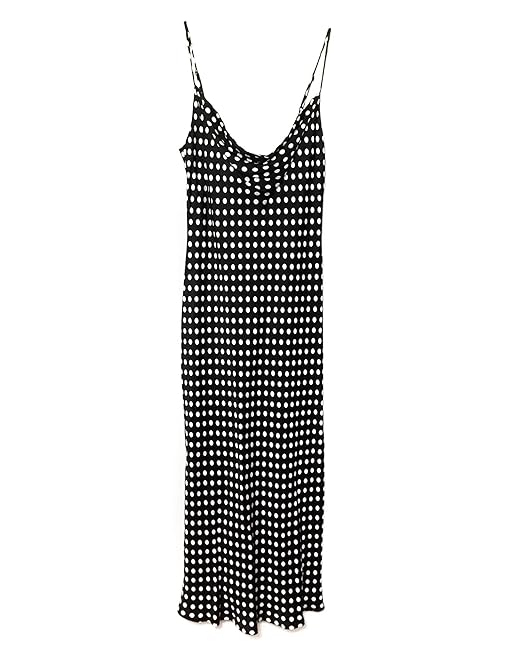 zara black and white polka dot dress