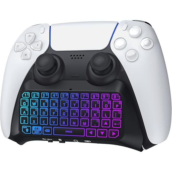 Amazon.com: MoKo RGB Backlight Keyboard for PS5 Controller