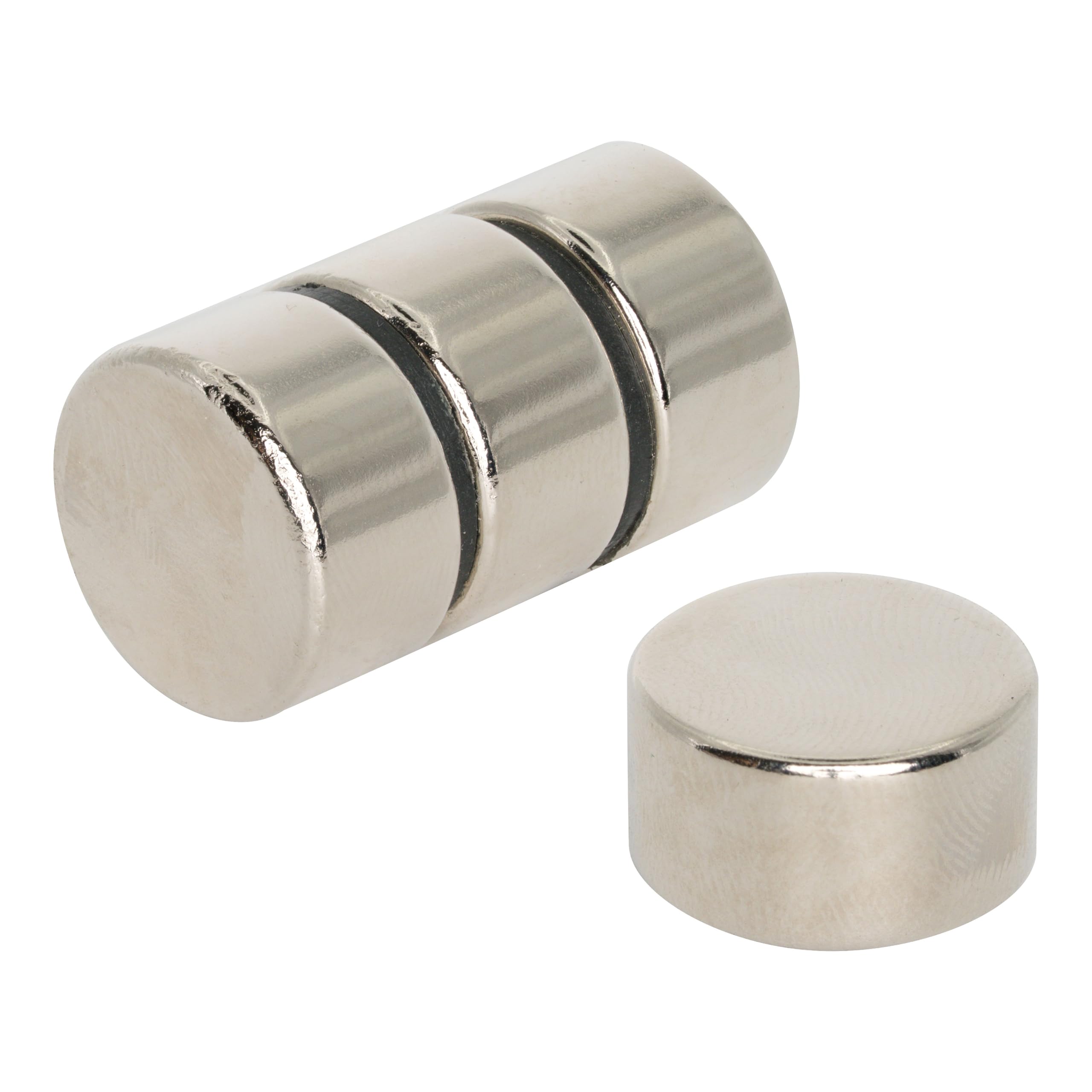 N42 Neodymium Magnet for Arts, Crafts, Model Making, DIY, Hobbies, Office and Home - 15mm dia x 8mm thick - 6.9kg Pull - Pack of 80