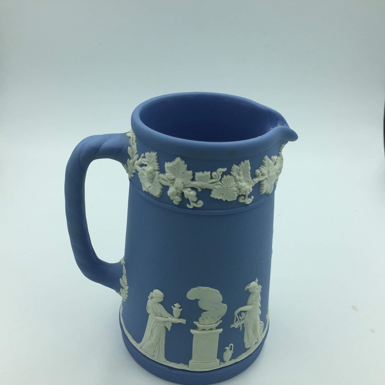 Wedgwood Jasper Ware light Blue Pitcher England