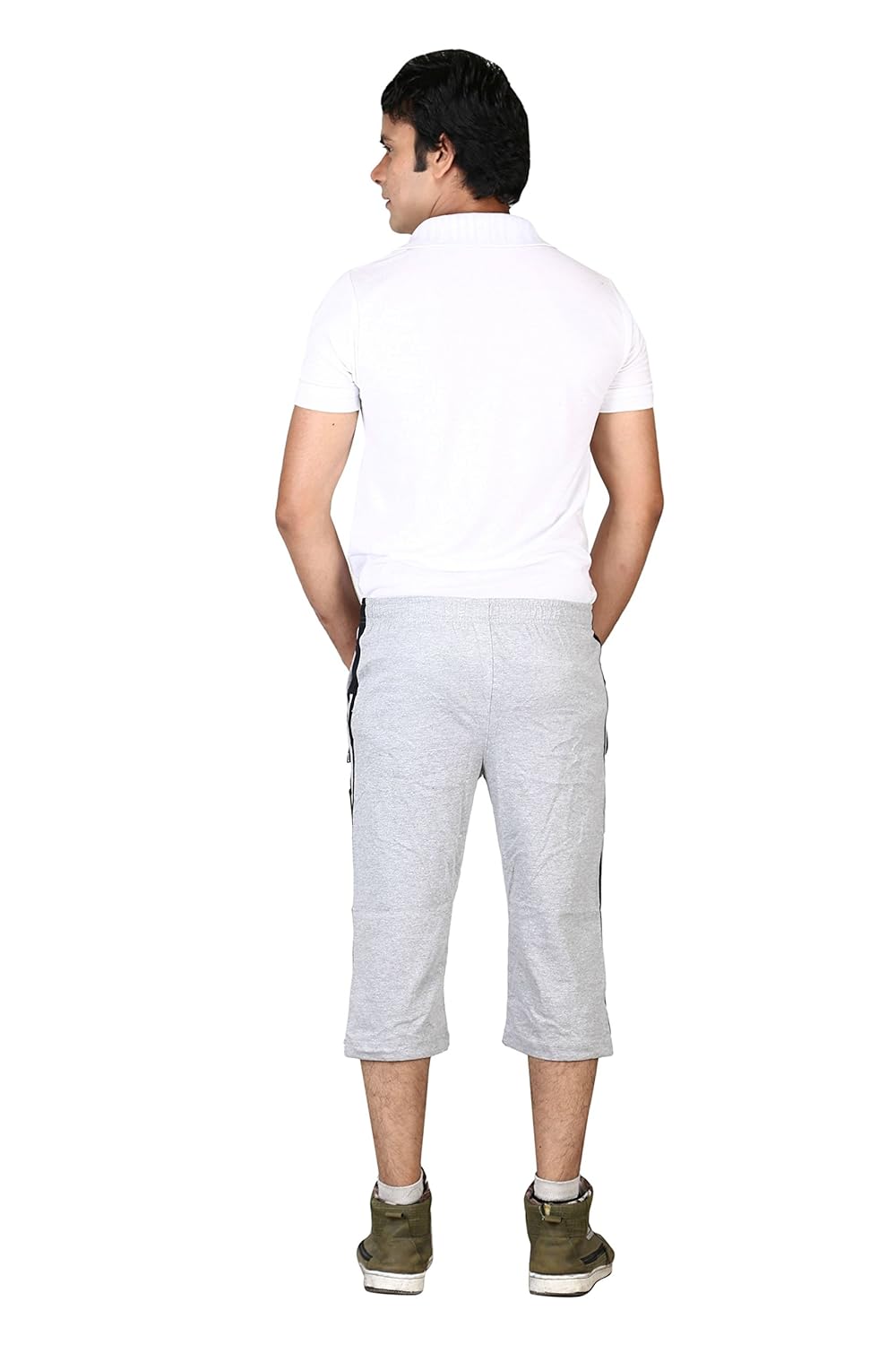 vego men's casual cotton three forth