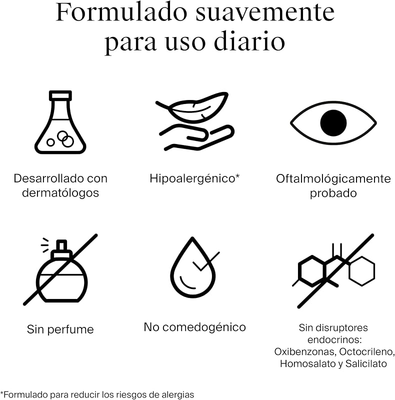 Creme Hidratante Ultra Sheer Solar Invisível SPF50 (50 ml), protetor solar facial de espectro amplo 50, hidratante facial hipoalergénico e não oleoso, protetor solar à prova de água