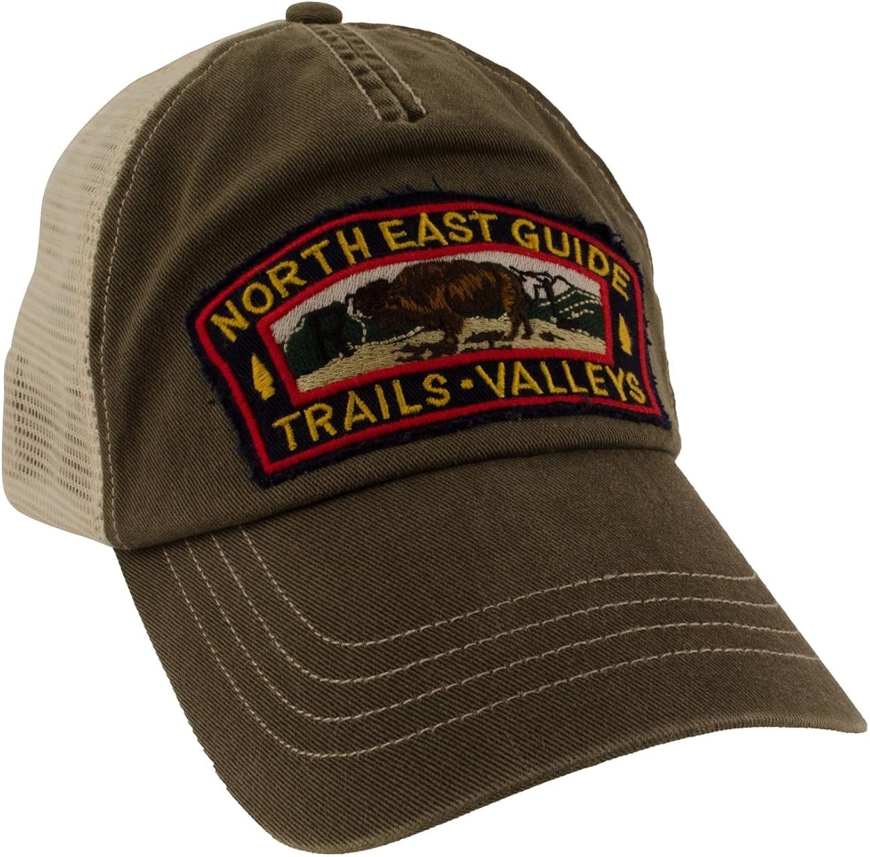 Polo Ralph Lauren Mens Vintage Trucker Baseball Mesh Hat Olive Army