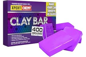 XPERTCHEMY Car Clay Bar 4 Pack 400g(4x100g), Auto Detailing Premium Grade No Scratch Magic Clay Bars Cleaner Kit with Washing and Adsorption Capacity for Car Auto SUV, RV, Truck, Purple