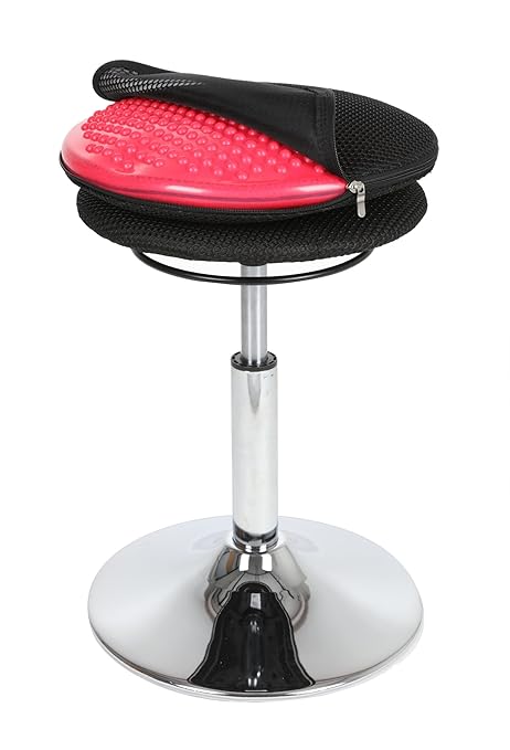 Dynamic24 Sitztrainer Rücken Schreibtisch Büro Stuhl Hocker Balance Sitzkissen Drehstuhl