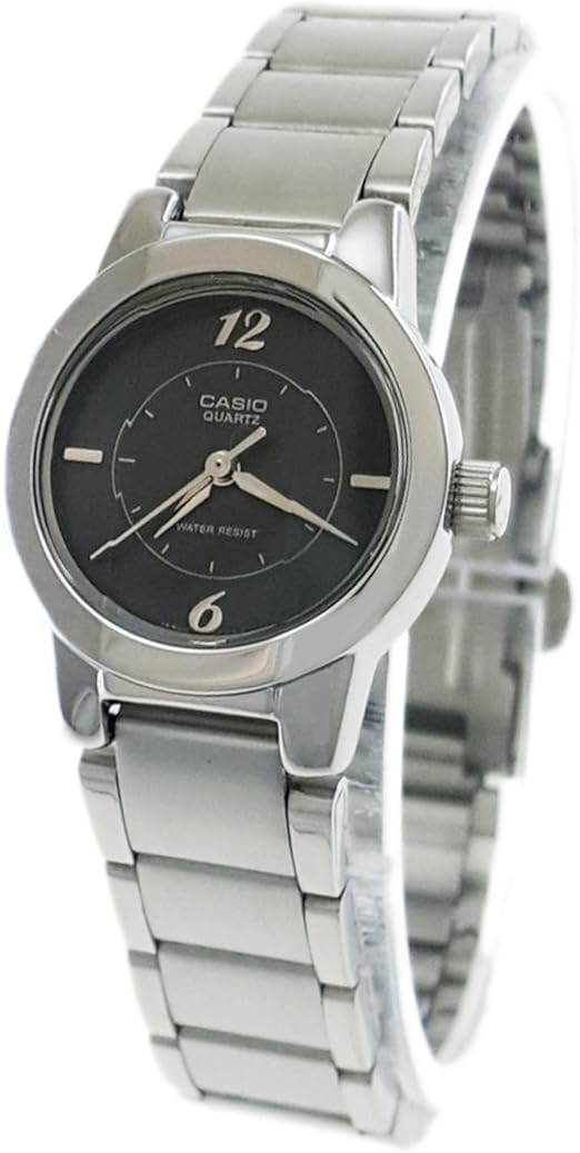casio women's stainless steel watch