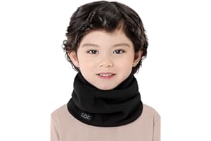 GOT Sports Kids Neck Warmer - Polar Fleece Ski Mask for Boys Girls - Double-Layer Scarf (Ages 3-6)