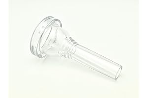 Kelly Mouthpieces Large Shank 51D Trombone Mouthpiece Crystal Clear