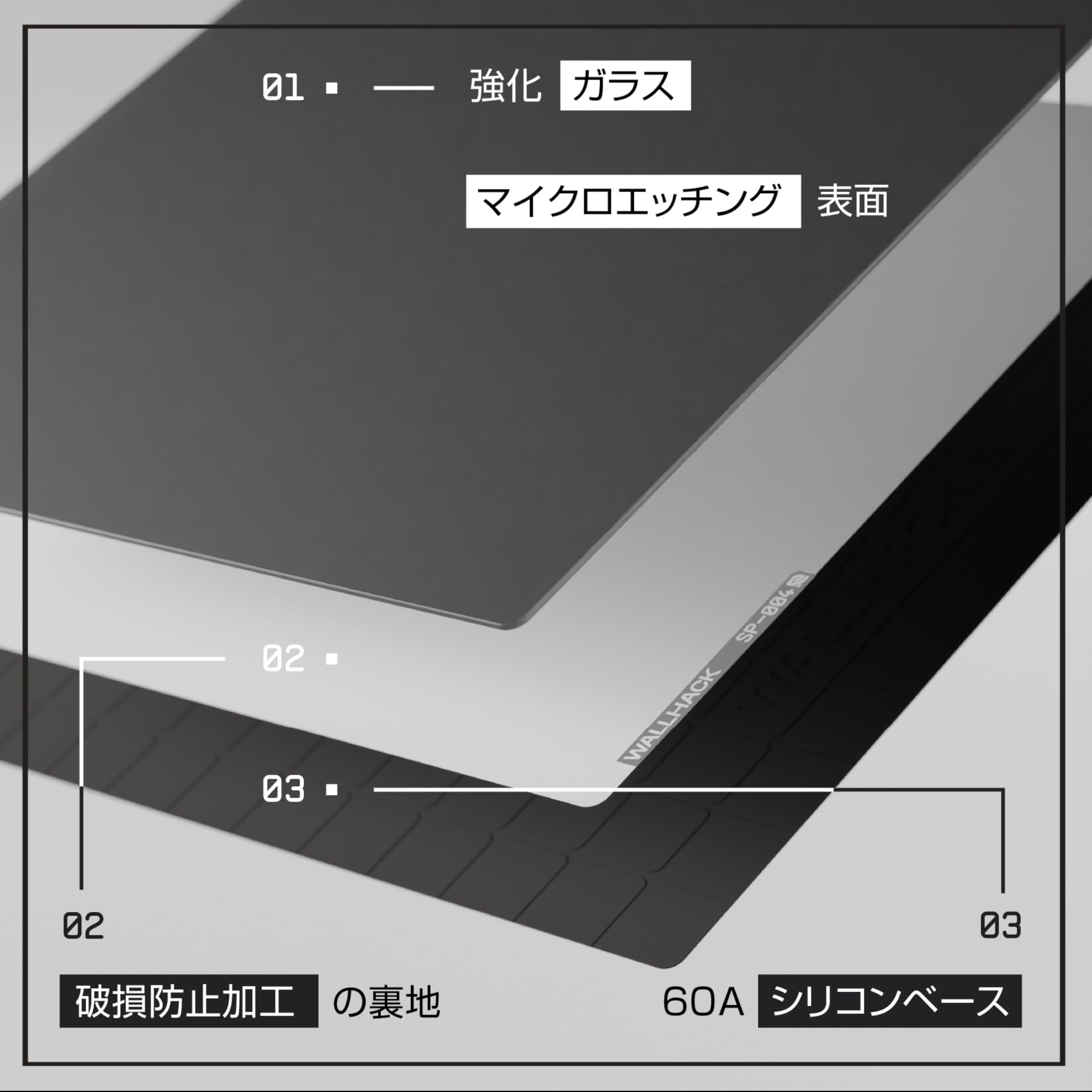 Mua WALLHACK ガラスマウスパッド SP-004 ゲーミングマウスパッド