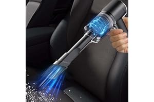 MGANEL Portable Vacuum Cleaner for Car - Powerful Vacuum with Nozzle Accessories - Rechargeable Vacuum Cleaner - Handheld Car Vacuum Cleaner - Wet and Dry Vacuum