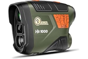 AOFAR HX1000 Range Finder for Hunting Archery, 1000 Yards with Angle and Horizontal Distance, Shooting Rangefinder for Rifle. Range, Scan, Speed Mode for hunter. Waterproof