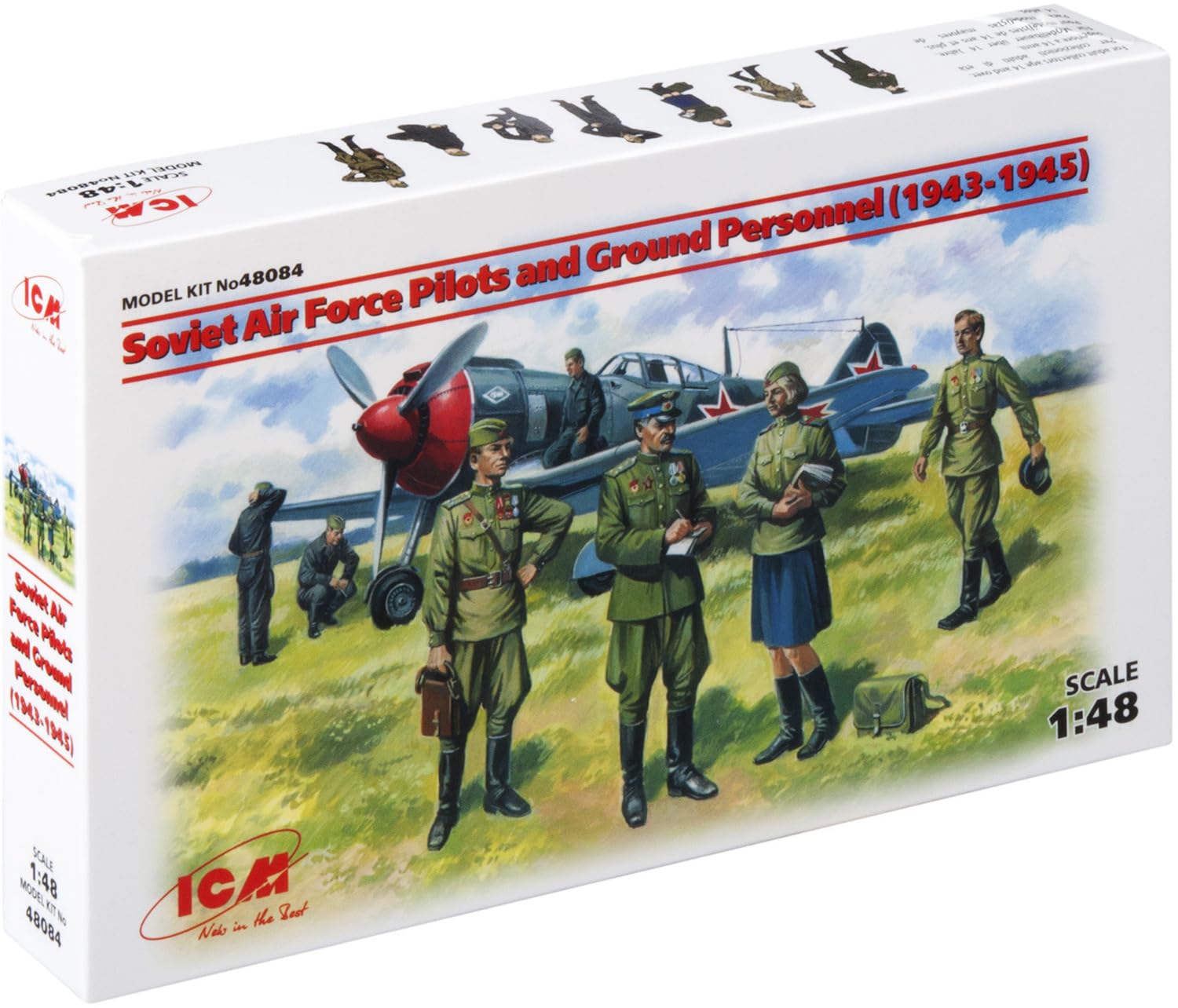 ICM 1:48 - Soviet Pilots & Ground Personnel (1943-1945)