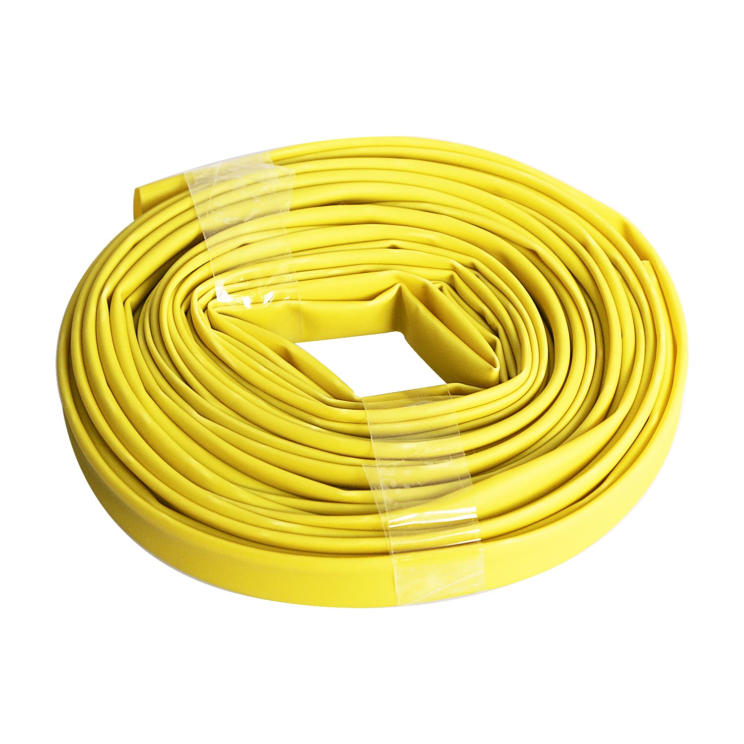 Aoje-Link 6mm ID Yellow Heat Shrink Tubing Shrinkable Tube 5M(16.4Ft) 1pcs