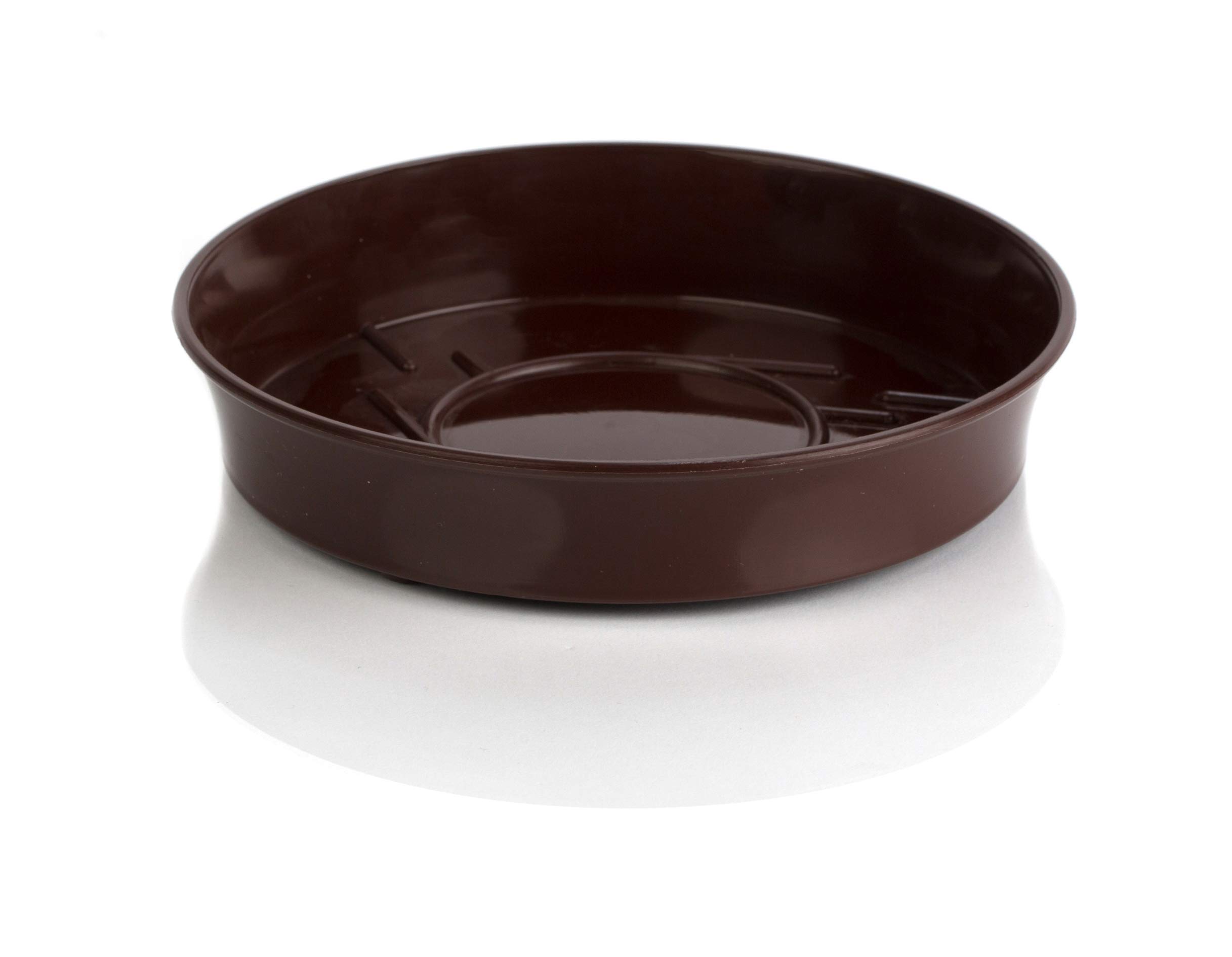 Kimmel Saucer for Flower Pot, Plant Pot Coaster, Indoor Plant, Diameter 14 cm, Brown