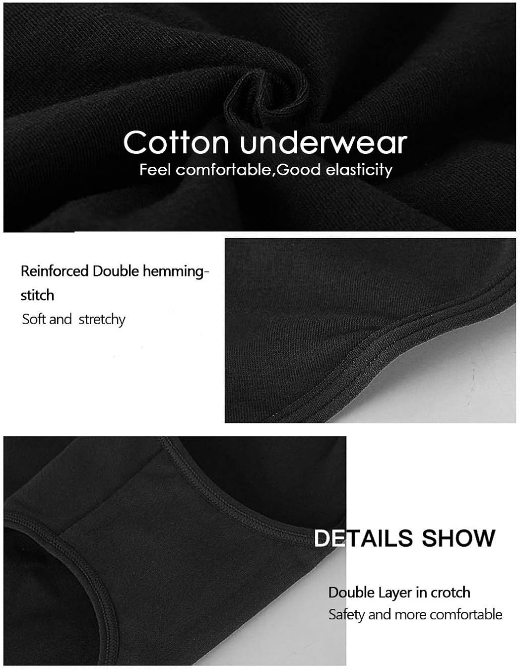 UMMISS Womens Underwear, Cotton High Waist Underwear for Women Full Coverage Soft Comfortable Briefs Panty Multipack at  Women’s Clothing store