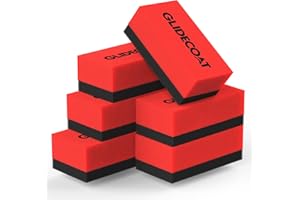 Glidecoat Ceramic Coating Applicator Sponges (6 Pack) - Applicator Pads Detailing for Cars, Boats, Motorcycles, Motorhomes, Q