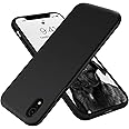 OTOFLY Compatible with iPhone XR Case,[Silky and Soft Touch Series] Premium Soft Liquid Silicone Rubber Full-Body Protective Bumper Case for iPhone XR （Black）