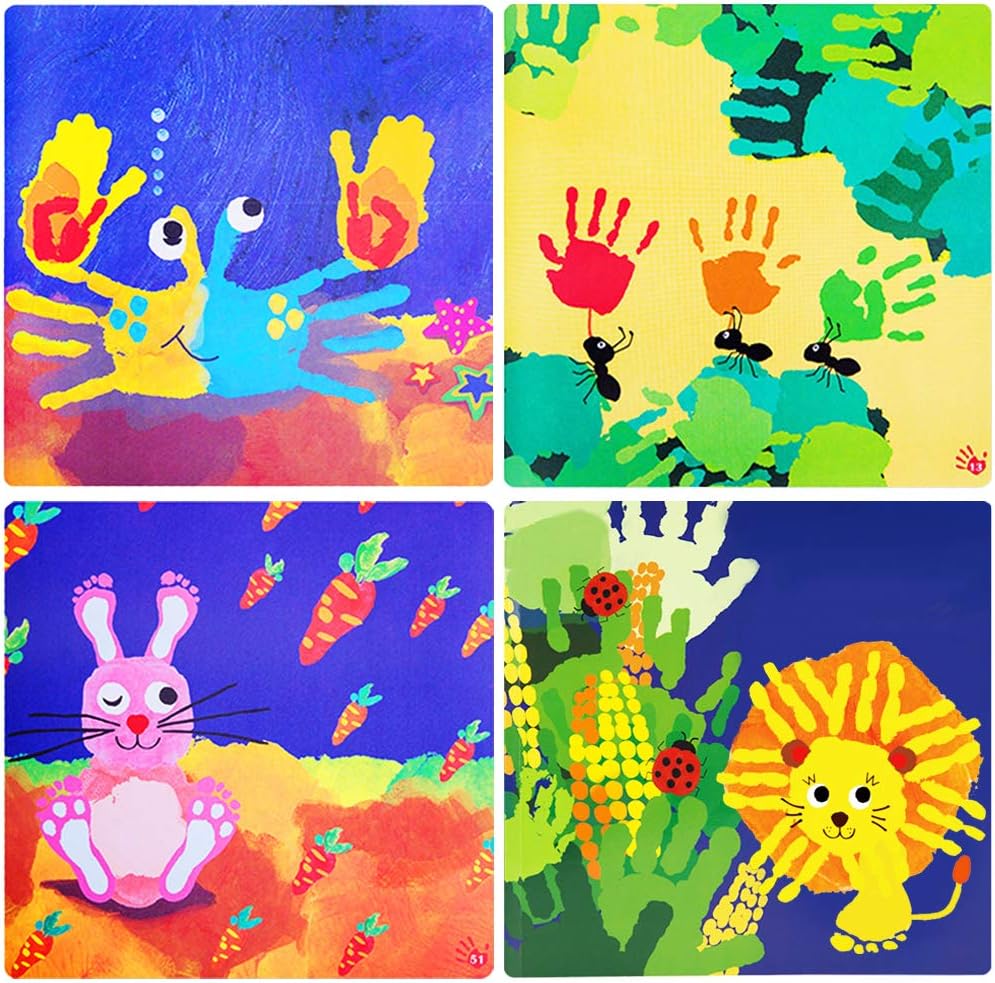 iMustech Finger Paints for Toddlers Non Toxic & Washable,12 Colors Kids Paint Set for Fun Art Supplies for Preschoolers,Arts & Crafts Supplies: Arts, Crafts & Sewing