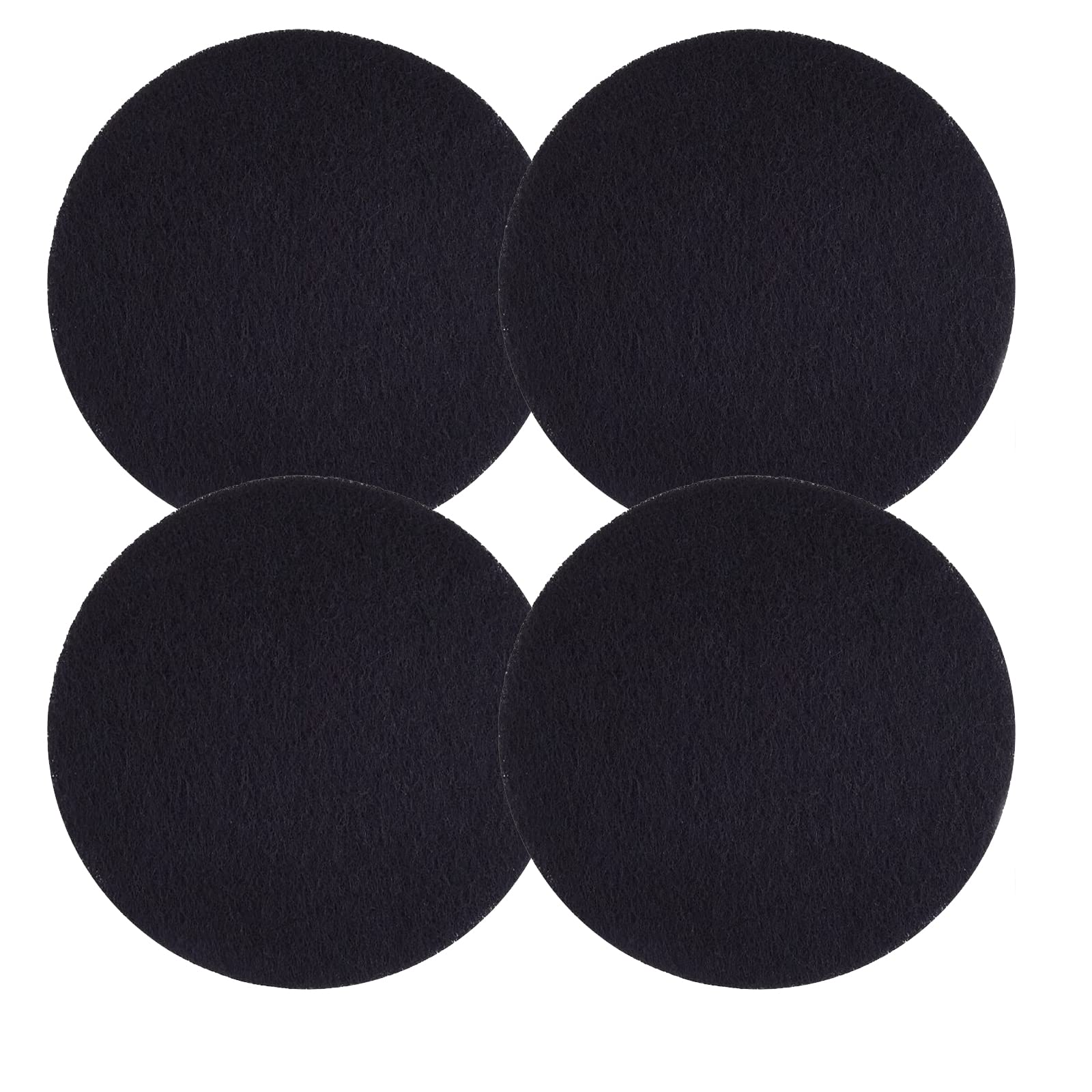 VIEVRE Activated Carbon Filter, 4 Pieces Organic Waste Bin Kitchen Round Bio Bucket Filter, Carbon Filter, Cat Litter Tray for Compost Containers, Organic Waste Bin