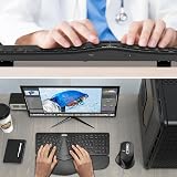 Arteck Split Ergonomic Keyboard with Cushioned Wrist Rest, 2.4G Wireless view 7