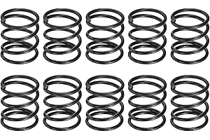 uxcell 30Pcs Compression Spring, 13mm OD, 1.2mm Wire Size, 15mm Free Length, Spring Steel Construction Extended Mechanical Co