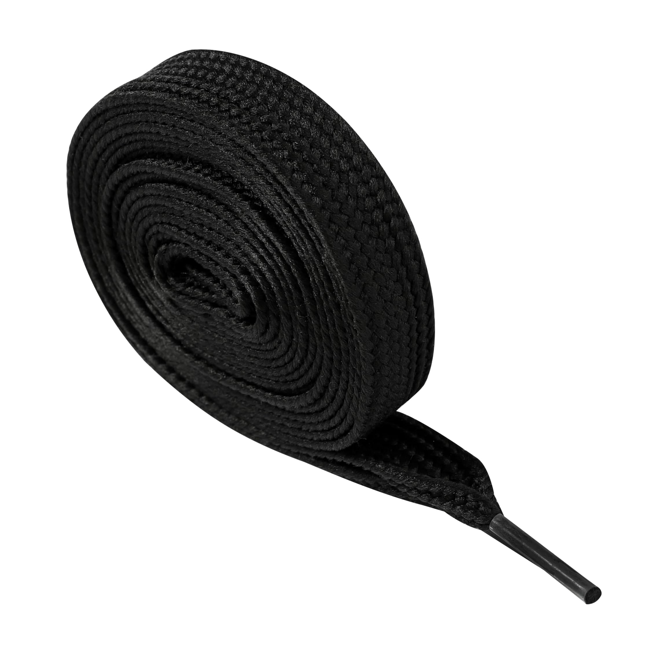 Underground Kulture Super Fat Black Wide Shoelaces for Trainers - 20mm x 120cm - Flat Coloured Replacement Laces for Sneakers, Skate Shoes, Basketball Boots & Casual Sports Footwear (Men & Women)