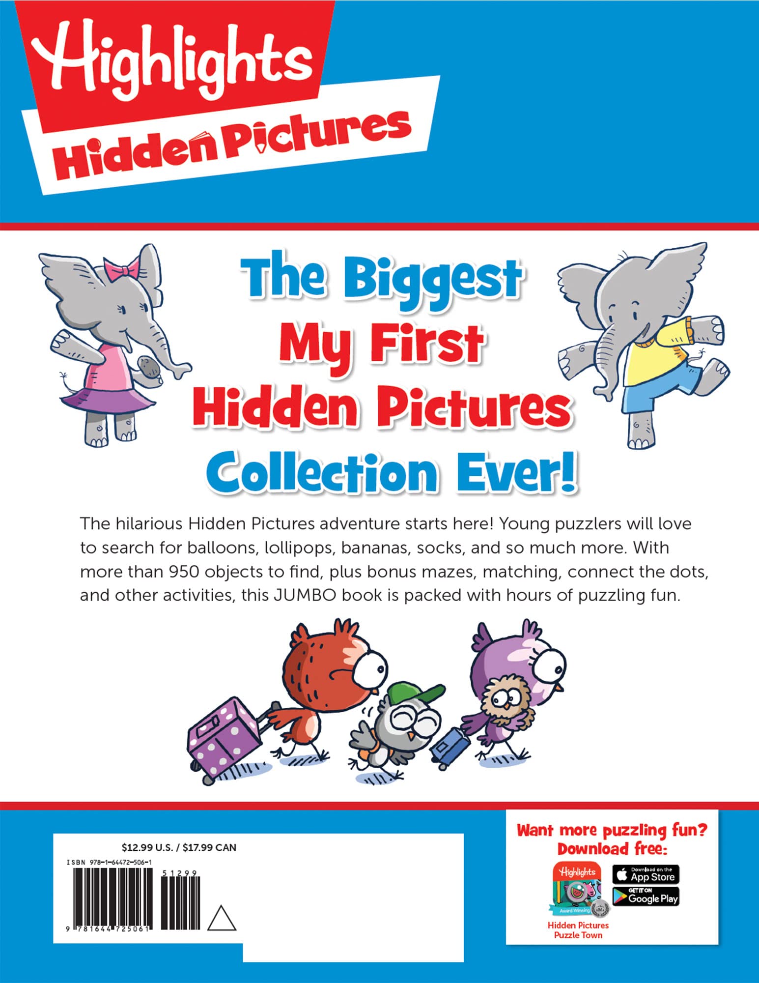 Jumbo Book of My First Hidden Pictures: 115+ Hidden Pictures Puzzles in Highlights Activity Book, Seek and Find Puzzles for Kids 3+ (Highlights Jumbo Books & Pads)