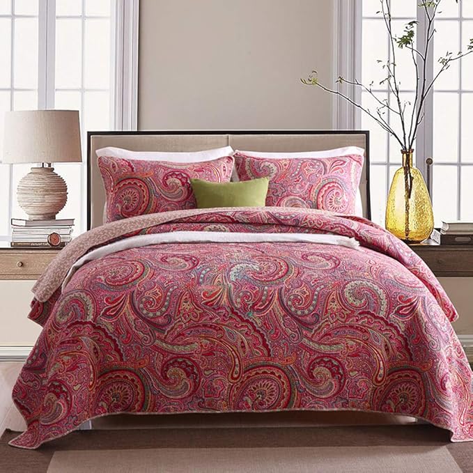 Abreeze 3Piece Quilt Set Coverlet Queen/Full Size (90x96