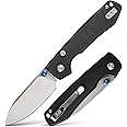 Vosteed EDC Knife, Lightweight Folding Pocket knife with Clip, Gifts for Men and Women, Top Liner Lock Knife with 3.25" Sandvik 14C28N Steel Blade, Micarta Handle for Camping, Hiking - Raccoon