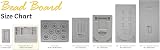 The BeadSmith Travel Bead Design Board with Gray Flock Lid 7.75x11.25 in view 7