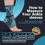 Lusenone Professional Ankle Support Brace 2 Pack Breathable Open Toe view 3