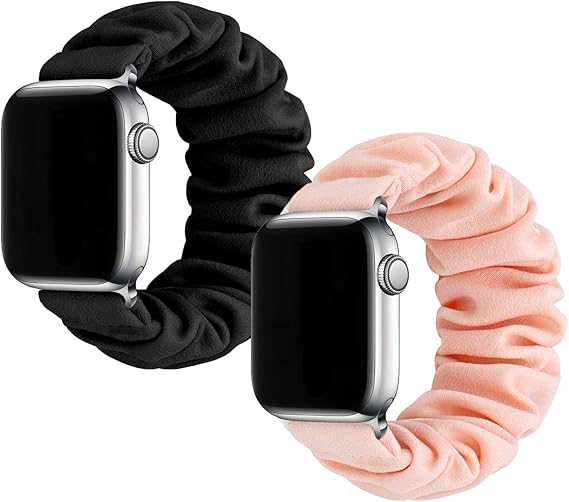 MORETEK Compatible for Scrunchie Apple Watch Bands 38mm 40mm 42mm 44mm