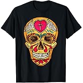 Sugar Skulls Day Of The Dead Traditional Food Latin Mexico T-Shirt