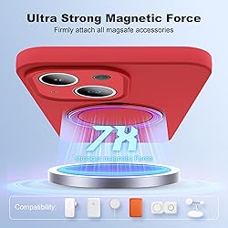 XIQI for Silicone iPhone 14 Plus Case with Magnetic