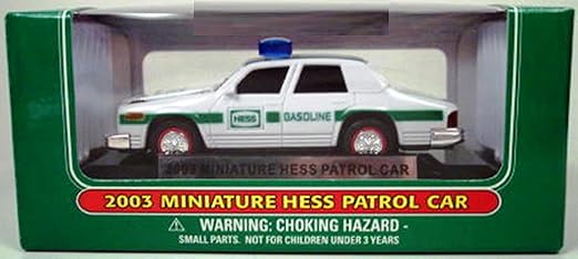 2003 miniature hess patrol car