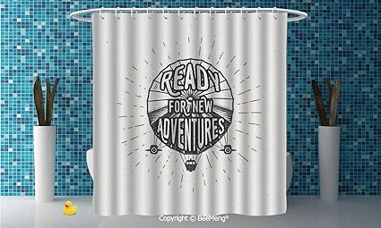 Amazon Com Beemeng Diy Creative Bath Curtain Personality Suit