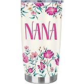 LSDY Nana Christmas Gifts Birthday Gifts for Nana Gift for Grandma from Granddaughter Grandson Grandkids Best Grandma Gift Ideas Stainless Steel Tumbler 20oz (NA NA)