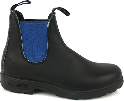 blundstone black blue
