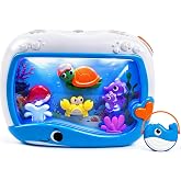 Marstone Baby Sleep Soother White Noise Machine with Night Light &amp; Remote | Crib Mountable Sound Toys for 0-12 Months Newborn, Ocean Lullaby, Auto Timer, Gradual Volume &amp; Light, Nursery Decor Gift