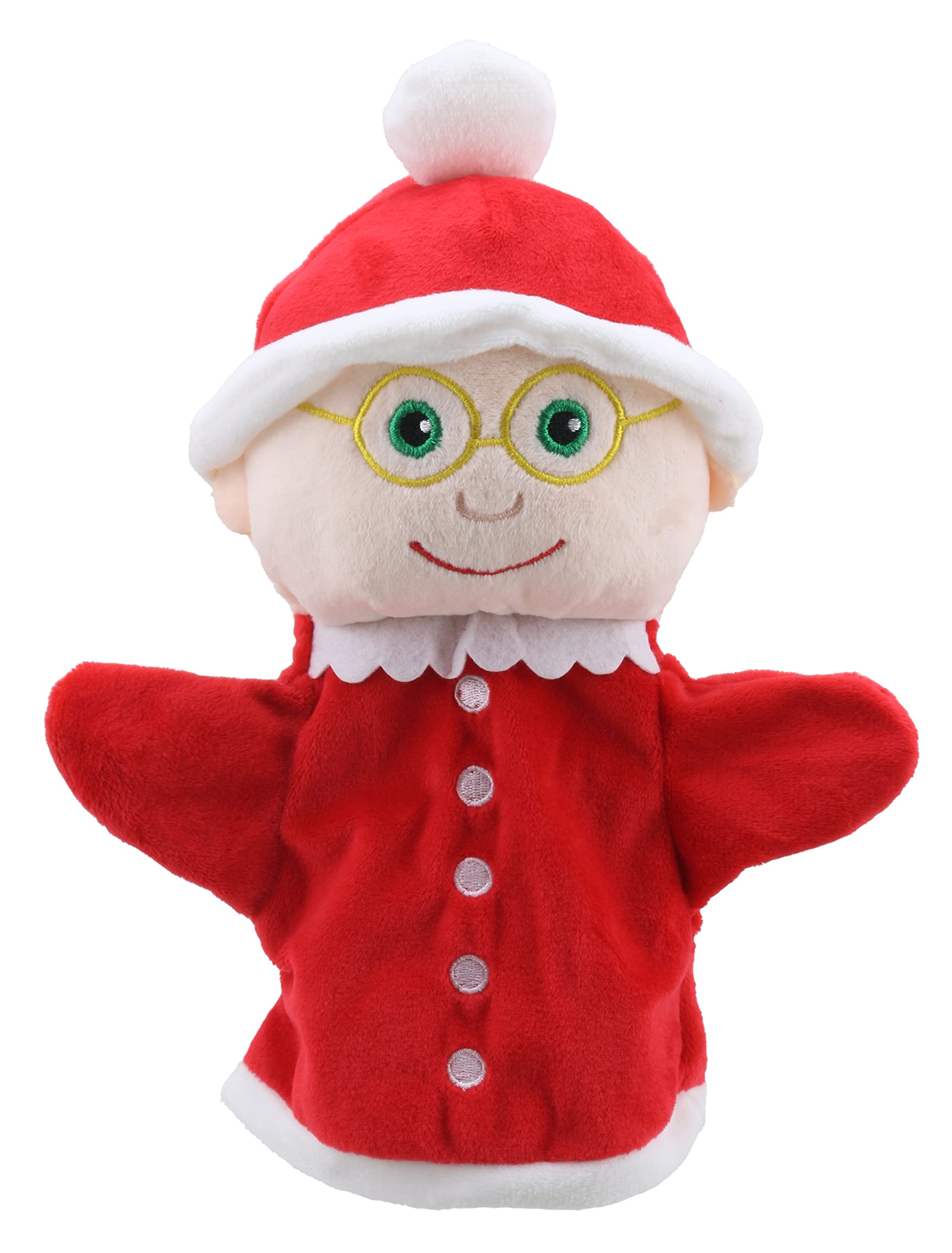 The Puppet Company - My First Christmas Puppet - Mrs Claus Hand Puppet Suitable From Birth - PC003826, Red