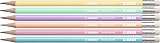 STABILO Swano Pastel Graphite Pencil HB 12 Pack Yellow Eraser view 2