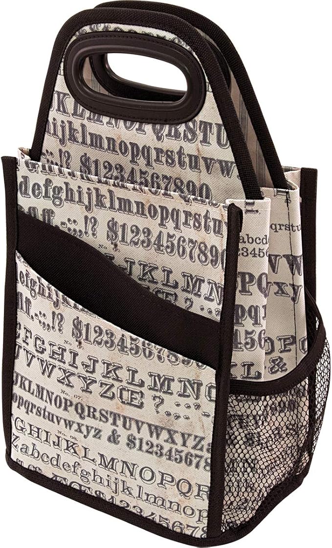 Amazon Tim Holtz Idea ology Typography Spinning Tote 7 27 X 15 88 