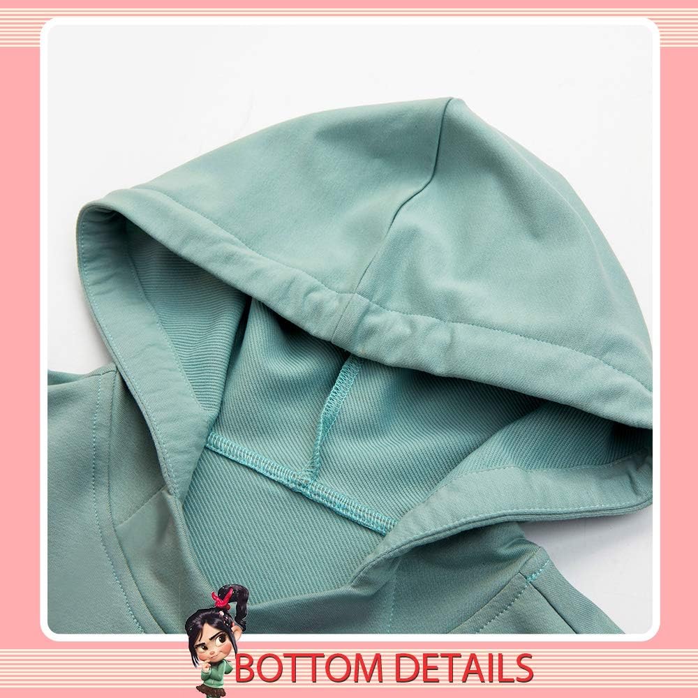 Mukola Girls Cartoon Costume Hoodies Cosplay Hooded Sweatshirt: Clothing