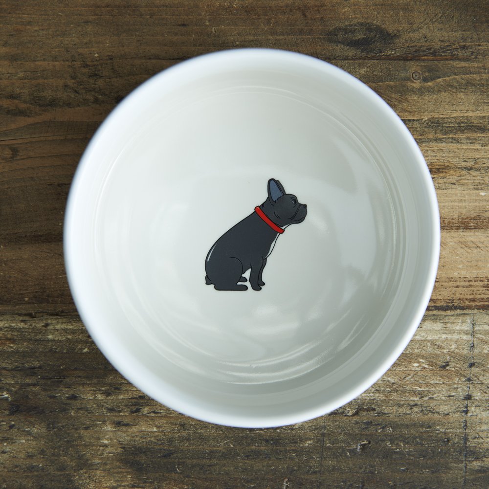 Sweet William French Bulldog Dog Bowl