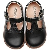 DADAWEN Girl's Classic Mary Jane School Uniform Shoes Flat Dress Shoes