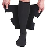 CircAid Juxtalite Adjustable Lower Leg Compression Wrap for Men &amp; Women | inelastic lower leg compression wrap with adjustable bands, compressive undersocks and machine-washable fabric knit.