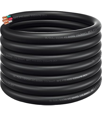 8/3 SOOW SO Cord Per-Foot USA Portable Outdoor Indoor 600 V Flexible - Foto 4